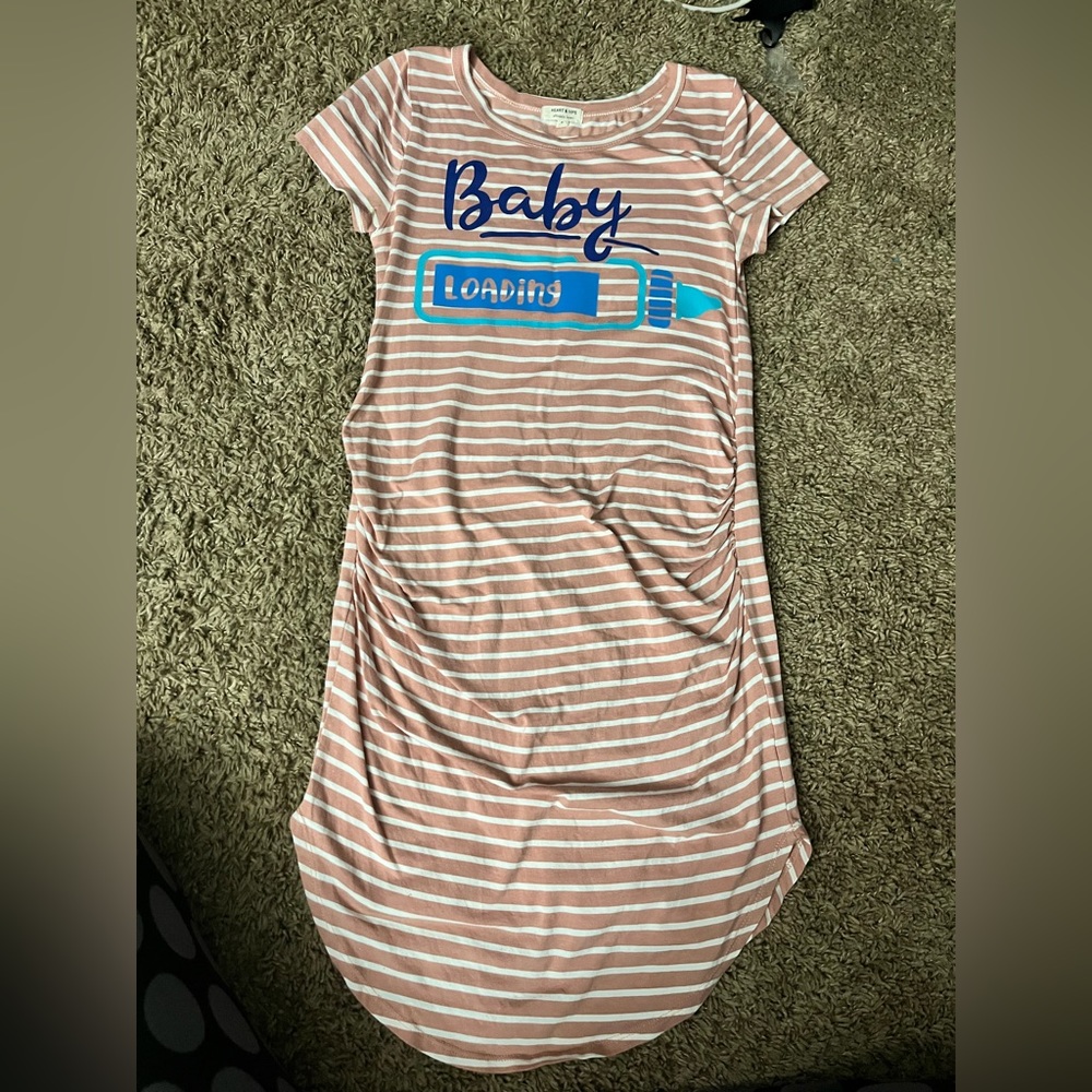 Pressed maternity dress